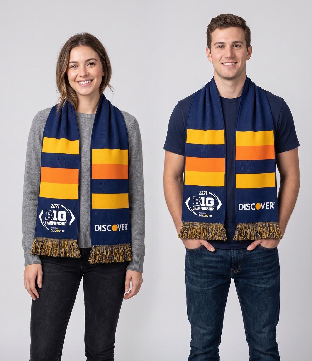 2021 Big Ten Conference Discover Card Scarf